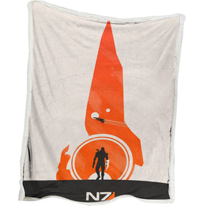 Mass Effect N Space Brushed Gaming Blanket