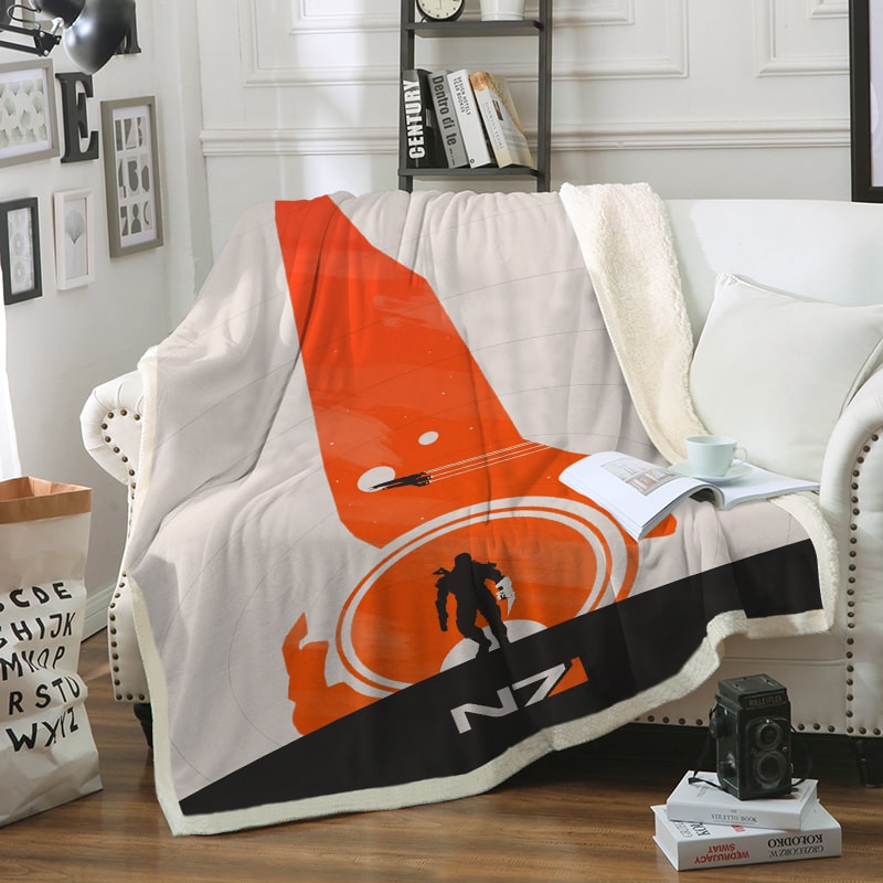 Mass Effect N Space Brushed Gaming Blanket