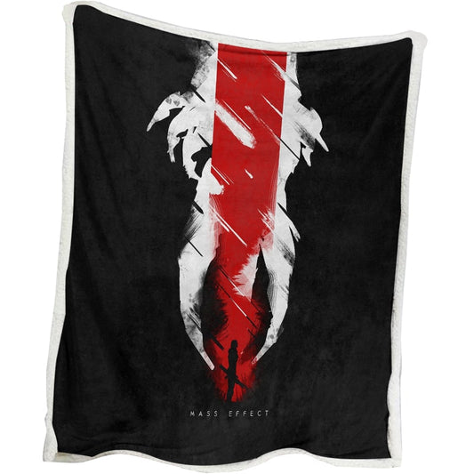 Mass Effect Premium Brushed Gaming Blanket