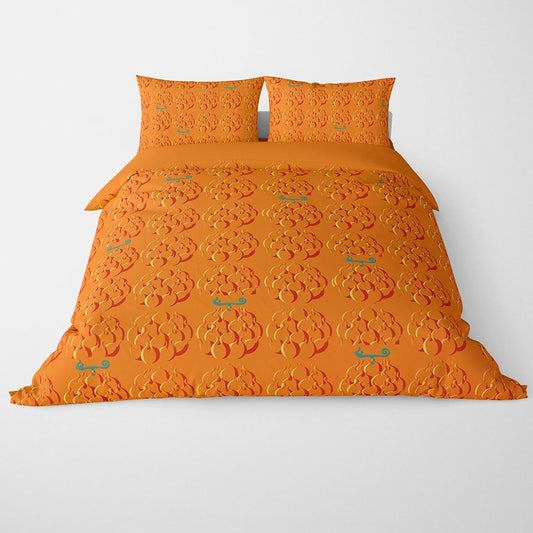 Mera Mera no Mi Devil Fruit Pattern One Piece Duvet Cover Bedding