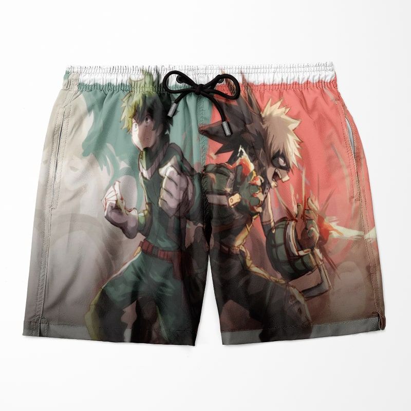 My Hero Academia Midoriya Bokugo Hero Team Fusin BNHA Shorts