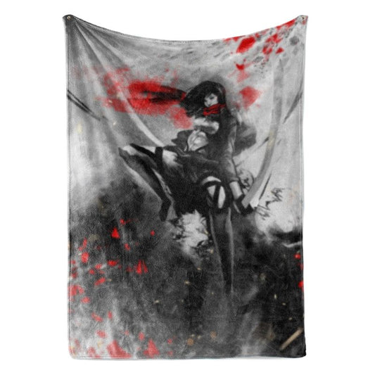 Mikasa Ackerman Blood Vengeance Home Dynamic Shingeki no Kyojin Blanket
