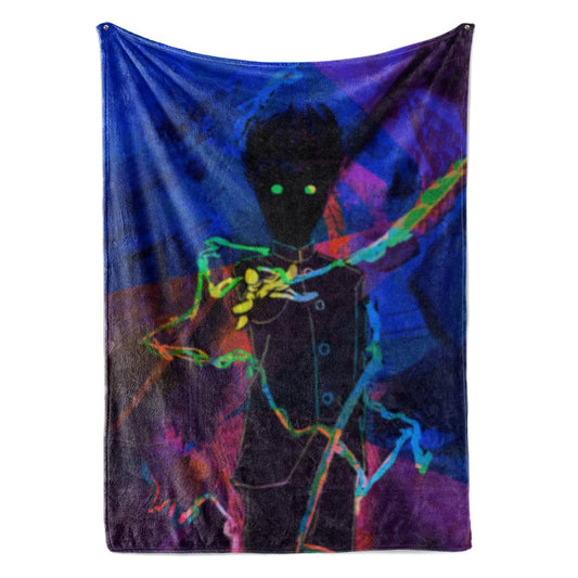 Mob Psycho Shigeo Kageyama Esper Brushed Throw Blanket