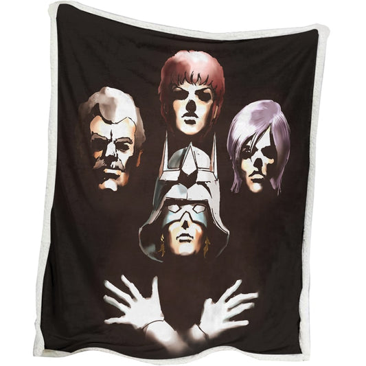 Mobile Suit Gundam Vintage Brushed Gundam Wing Blanket