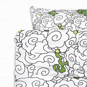 One Piece Moku Moku no Mi Smoker Devil Fruit Comforter Set Bedding