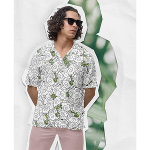 One Piece Moku Moku no Mi Captain Smoker Devil Fruit Hawaiian Shirt