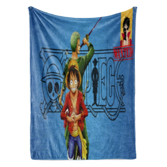 Monkey D.Luffy Wanted Zoro Crisp & Cool One Piece Blanket