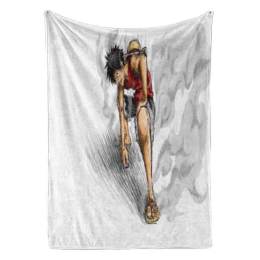 Monkey D.Lufy Luxury Print One Piece Blanket