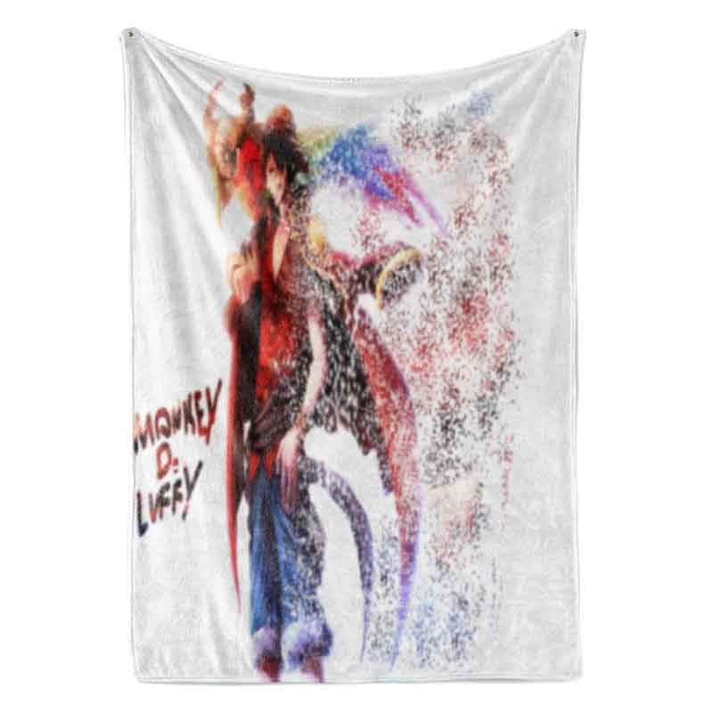 Monky D.Luffy Sprinkling Color Brushed One Piece Blanket