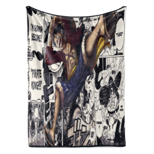 Monky D Luffy Pirat King Brushed One Piece Blanket