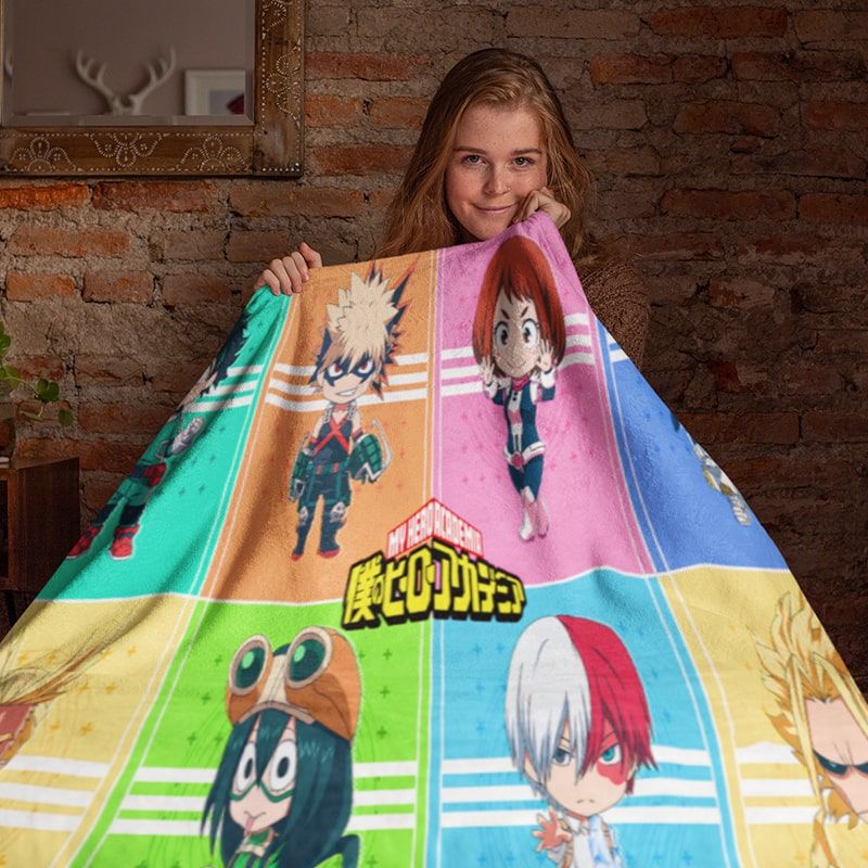 My Hero Academia Minion Dream Space Blend Heroes Blanket-My Hero Academia-Blanket,My Hero Academia,My Hero Academia Blanket