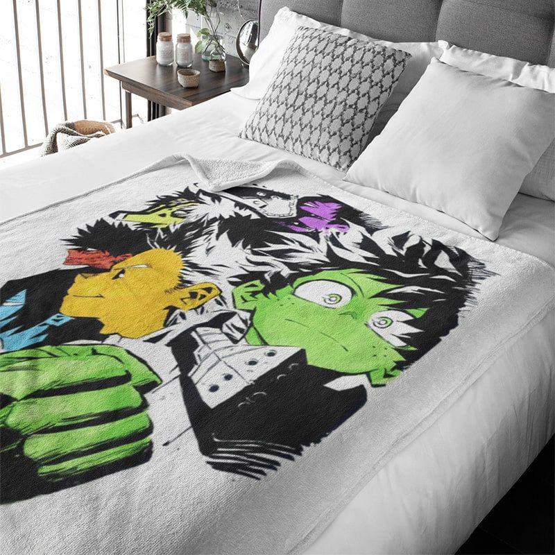 My Hero Academia Sketch Color Fusion Heroes Blend Blanket-My Hero Academia-Blanket,My Hero Academia,My Hero Academia Blanket