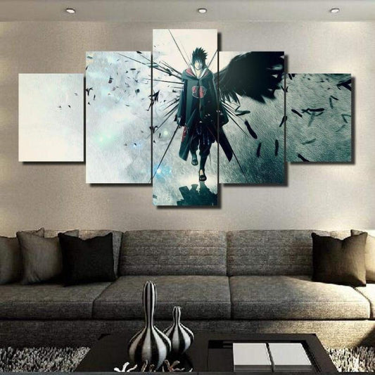 NARUTO SASUKE WALL 3D Printed Naruto Canvas-Naruto-Canvas,MultiColor,Naruto