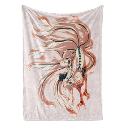 Naruto Kurama Jinchuuriki Nine Tail Beast Fusion Blanket