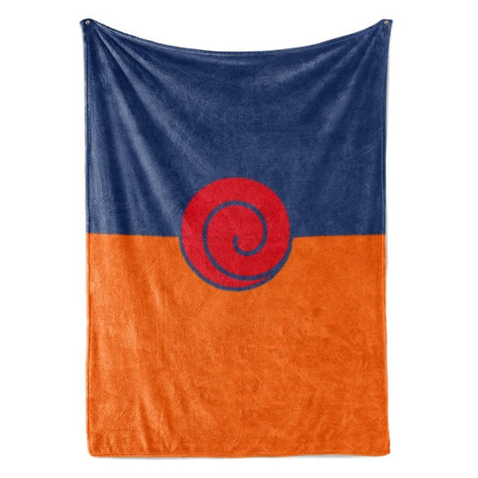 Naruto Classic Uzumaki Clan Symbol Embossed Anime Blanket-Blanket-Blanket,Naruto,Naruto Blanket,Naruto Shippuden,Throw Blanket