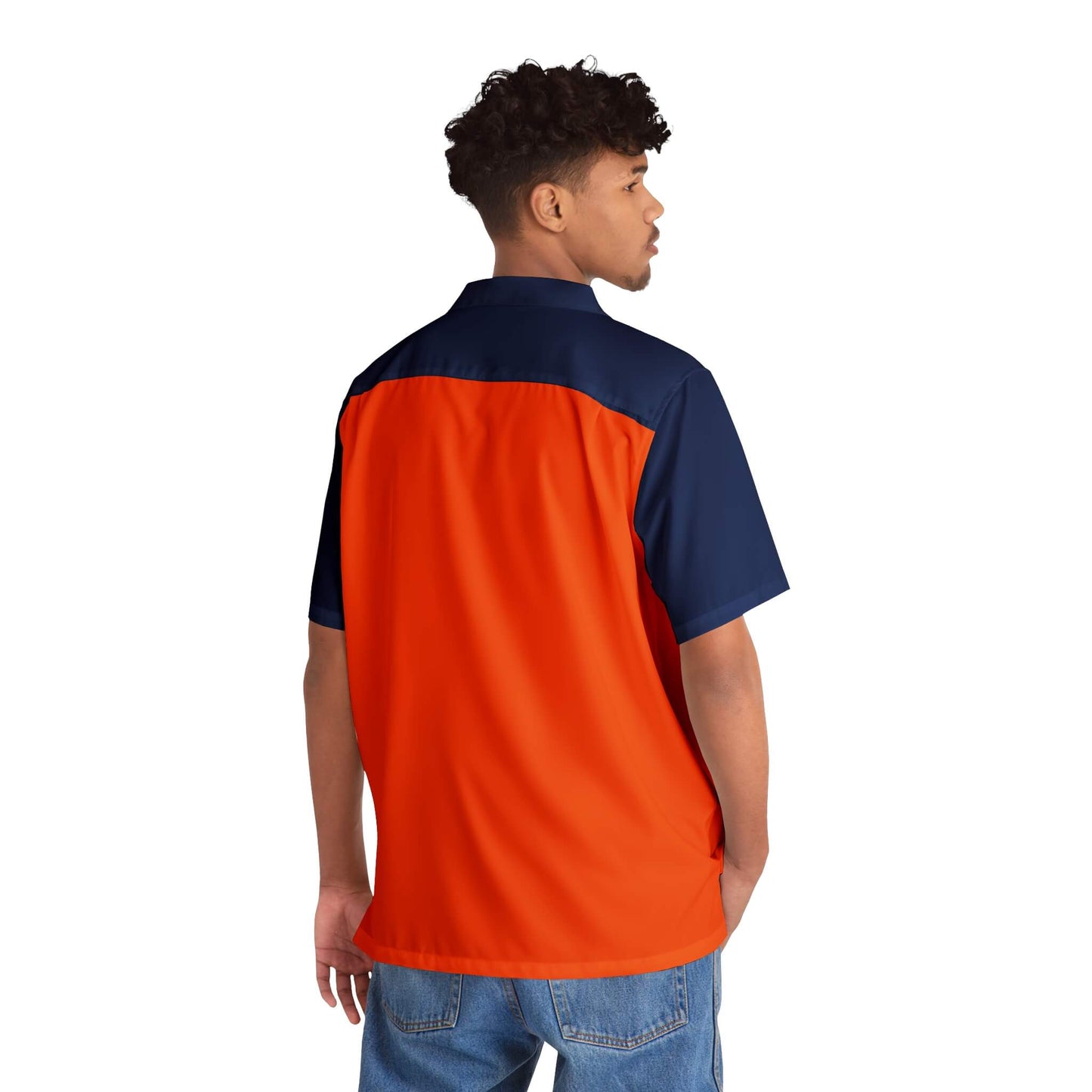 Buy Naruto Uzumaki Emblem Button Up Hawaiian Shirt