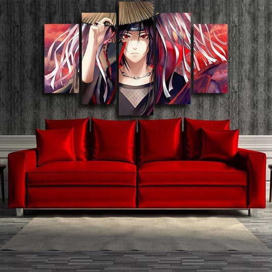Naruto Cool Itachi Uchiha 3D Printed Naruto Canvas-Naruto-Canvas,Itachi Uchiha,MultiColor,Naruto
