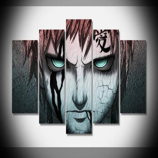 Naruto Gara Painting Wall Art Naruto Canvas-Naruto-Black,Canvas,Gara,Naruto
