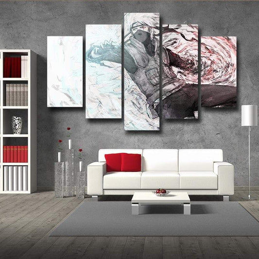 Naruto Hatake Kakashi 3D Printed Naruto Canvas-Naruto-Canvas,Kakashi,MultiColor,Naruto