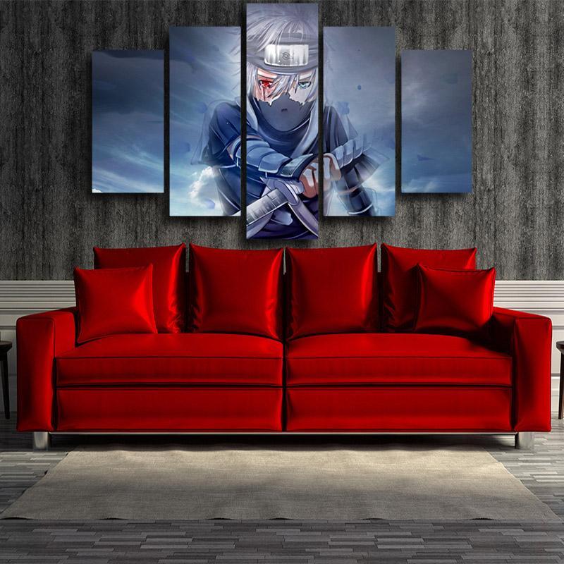 Naruto Kid Hatake Kakashi Naruto Canvas-Naruto-Canvas,Kakashi,Naruto,Purple