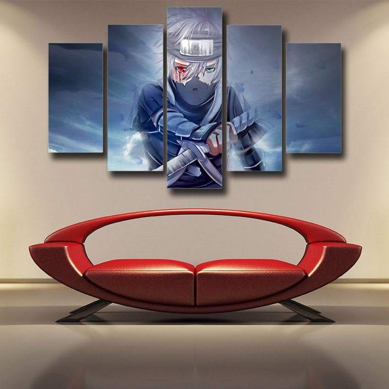 Naruto Kid Hatake Kakashi Naruto Canvas-Naruto-Canvas,Kakashi,Naruto,Purple