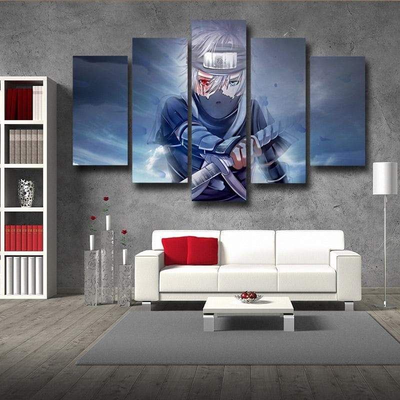 Naruto Kid Hatake Kakashi Naruto Canvas-Naruto-Canvas,Kakashi,Naruto,Purple