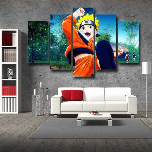 Naruto Kid Uzumaki Naruto Canvas-Naruto-Canvas,Kid Uzumaki,MultiColor,Naruto