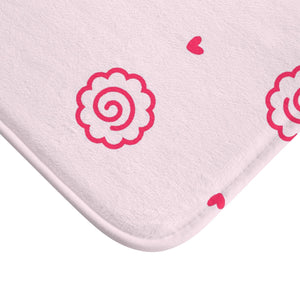 Narutomaki Fishcake Hearts Fusion Bath Mats