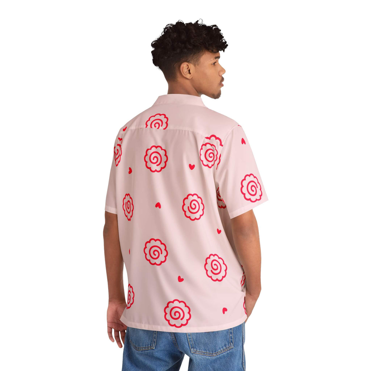 Narutomaki Fishcake Hearts Fusion Hawaiian Shirt