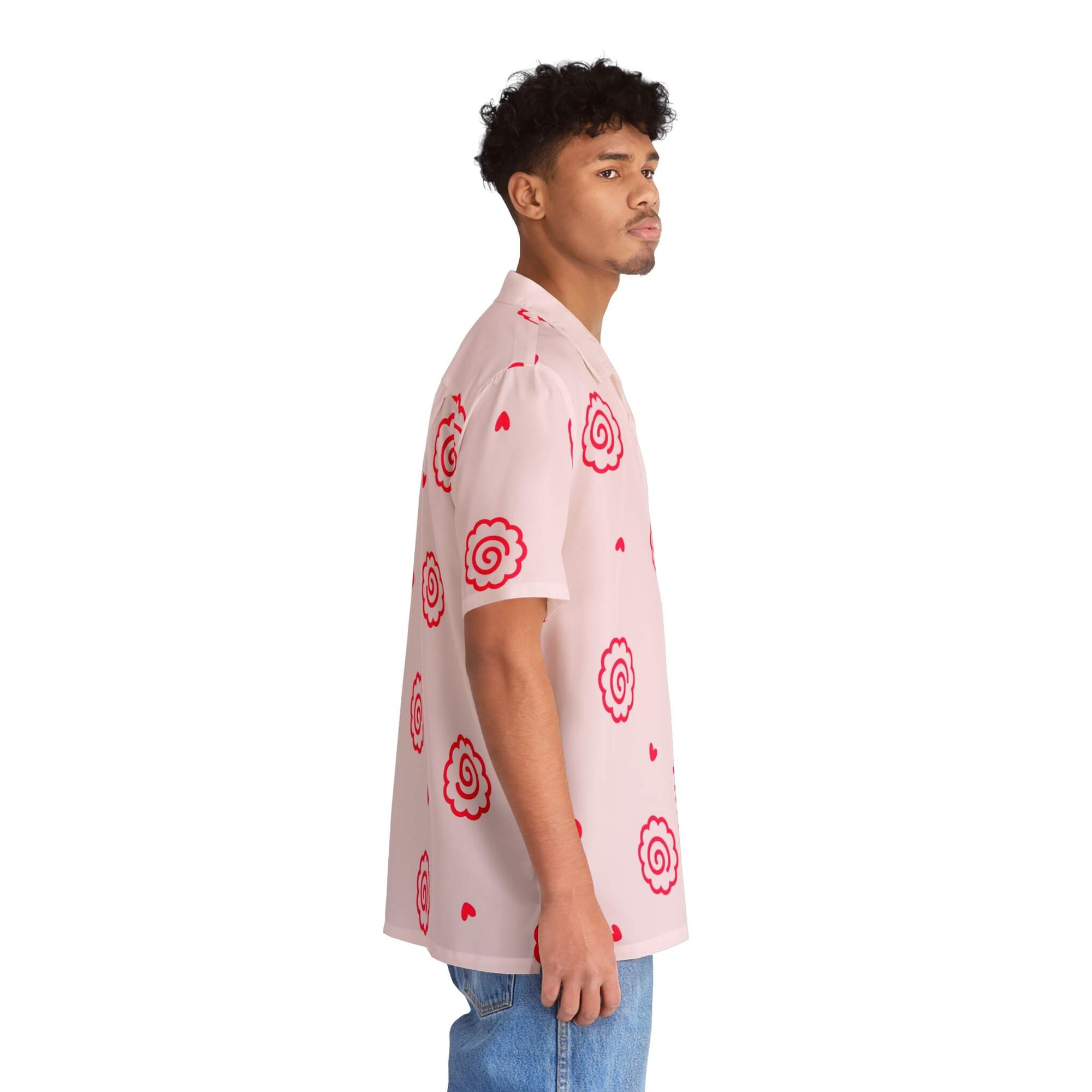 Narutomaki Fishcake Hearts Fusion Hawaiian Shirt