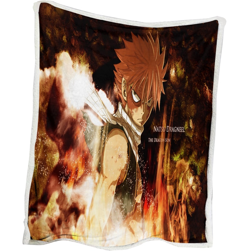 Dragon Slayer Son Of Dragon Natsu Dragneel Fist Fairy Tail Blanket