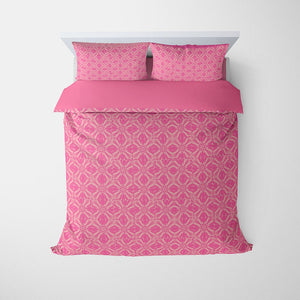 Nezuko Chan Pink Floral Demon Slayer Comforter Set