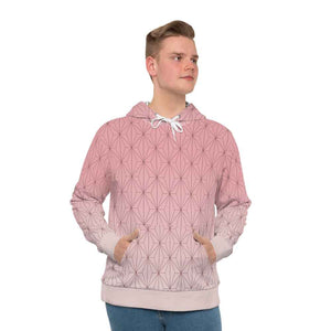 Demon slayer Nezuko Kamado Hem Pattern Pullover Hoodie