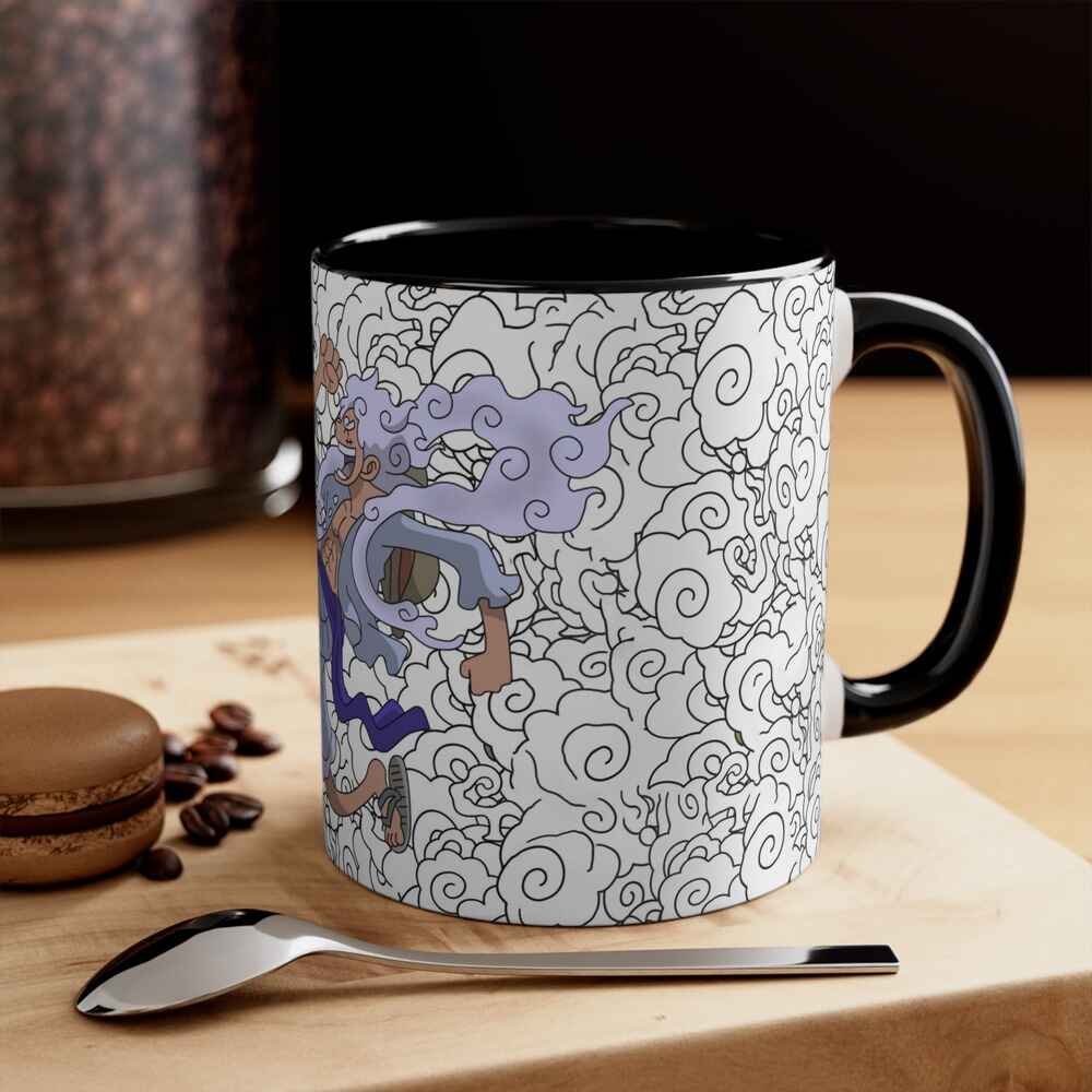 One Piece Joy Boy Nika Gear 5 Luffy Akzent-Kaffeetasse