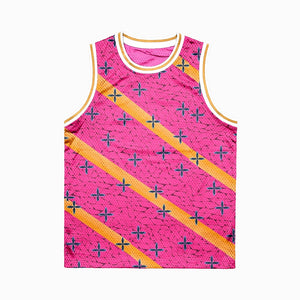 Blood Demon Art Pattern Entertainment District Basketball Jersey