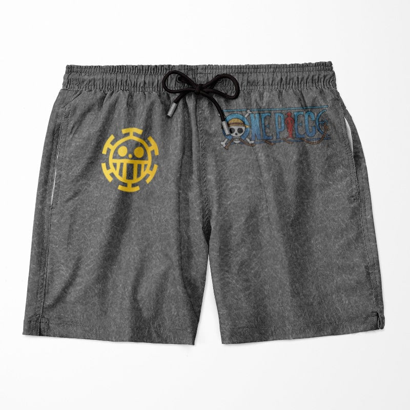 One Piece Emblem Embossed Anime Shorts