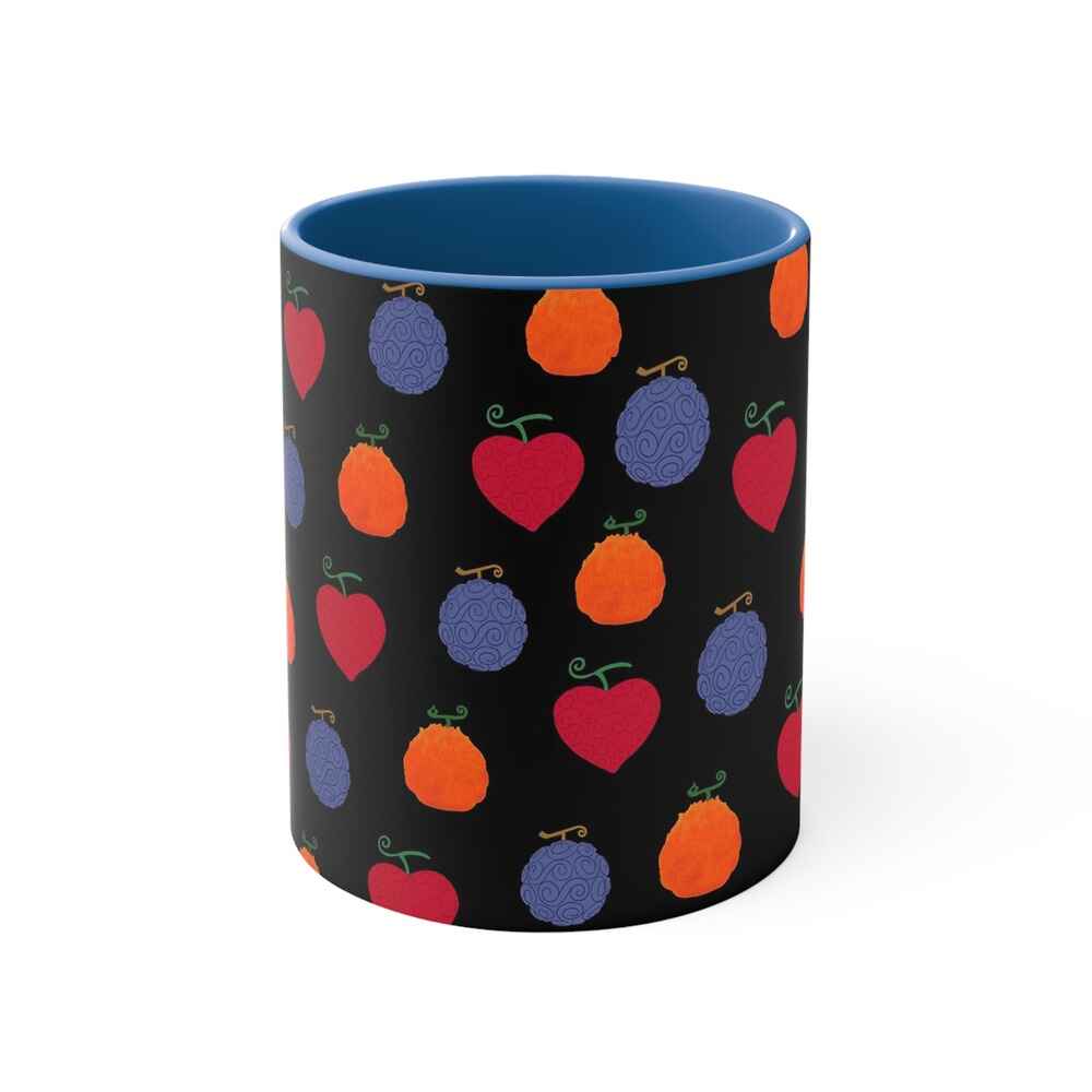 Teufelsfrüchte Überall Gebürstete One Piece Akzent-Kaffeetasse