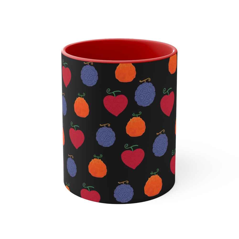 Teufelsfrüchte Überall Gebürstete One Piece Akzent-Kaffeetasse