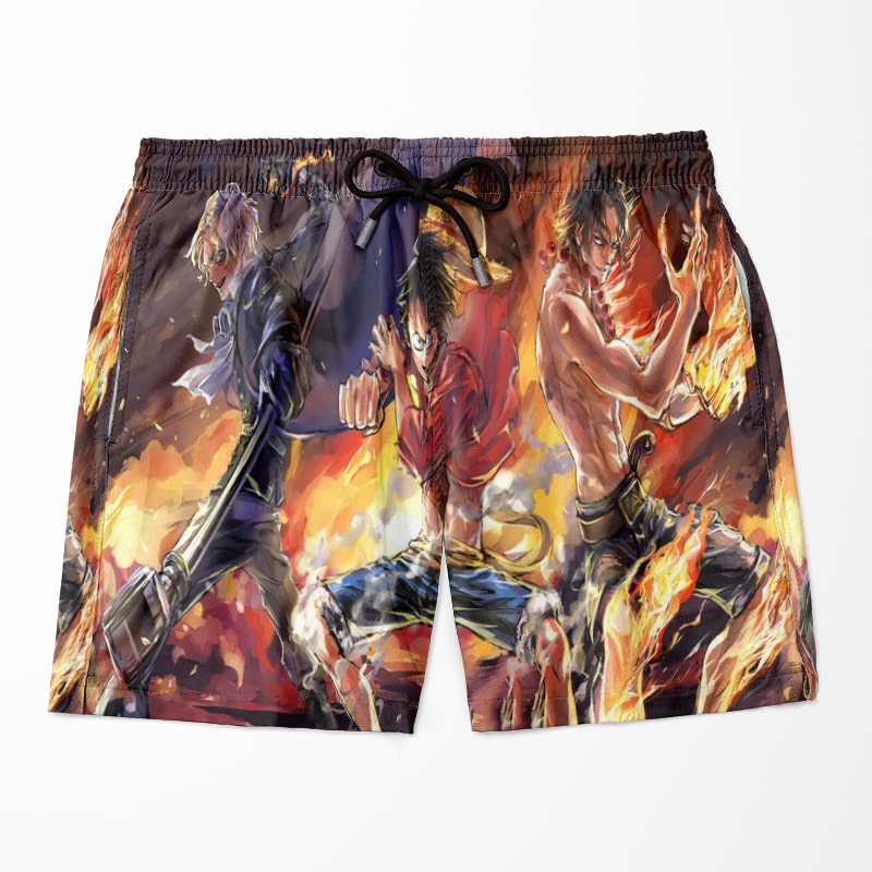 One Piece Legends Embossed Monkey D. luffy Shorts