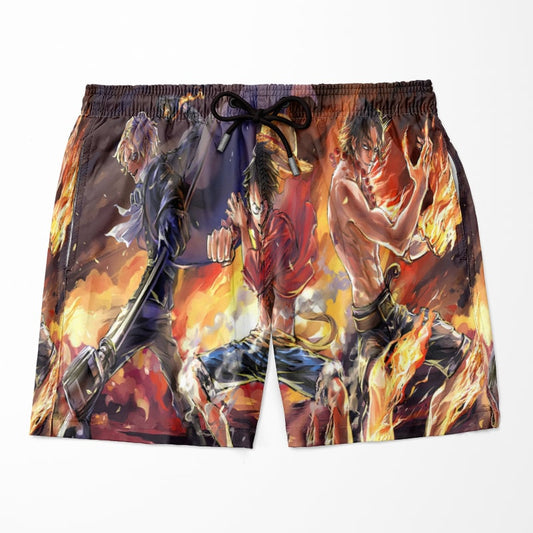 One Piece Legends Embossed Monkey D. luffy Shorts