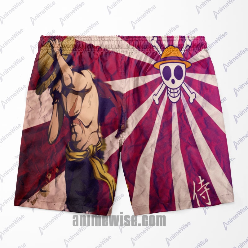 One Piece Luffy Pirate Color Fusion Anime Shorts