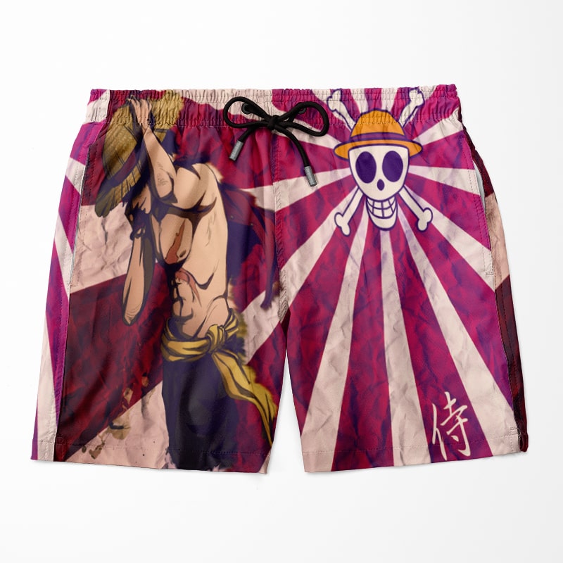 One Piece Luffy Pirate Color Fusion Anime Shorts