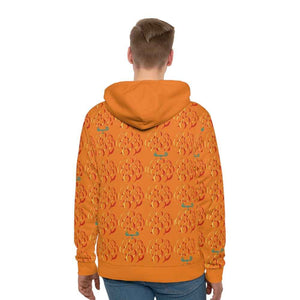 One Piece Mera Mera no Mi Devil Fruit Pattern Hoodie