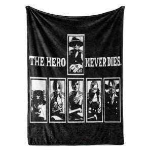 One Piece The Hero Never Dies Embossed Blanket