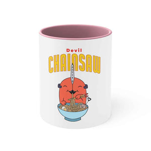 Pochita Chainsaw Devil Kawaii Chainsaw Man Accent Coffee Mug