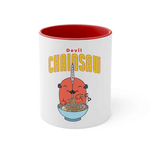 Pochita Chainsaw Devil Kawaii Chainsaw Man Accent Coffee Mug