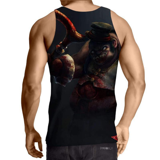 Pudge Cool Fan Art 3D Printed Pudge Tank Top