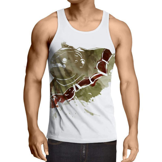 Pudge White Art 3D Printed Pudge Tank Top