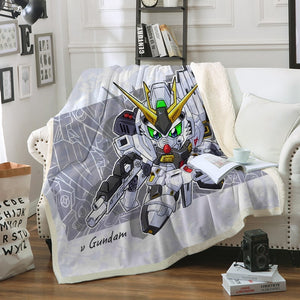 RX-93.ν.Gundam Mobile Suit Gundam Wing Blanket
