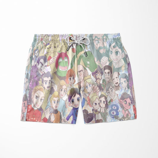 Ranking of Kings Shorts - Ousama Ranking All Cast Brushed Swim Trunks